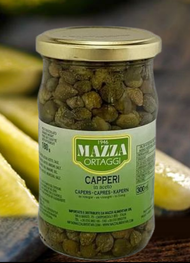 Mazza Capers In Vinegar 300Ml
